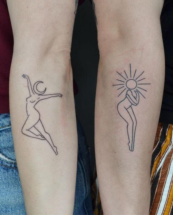 Unusual Sister Tattoos