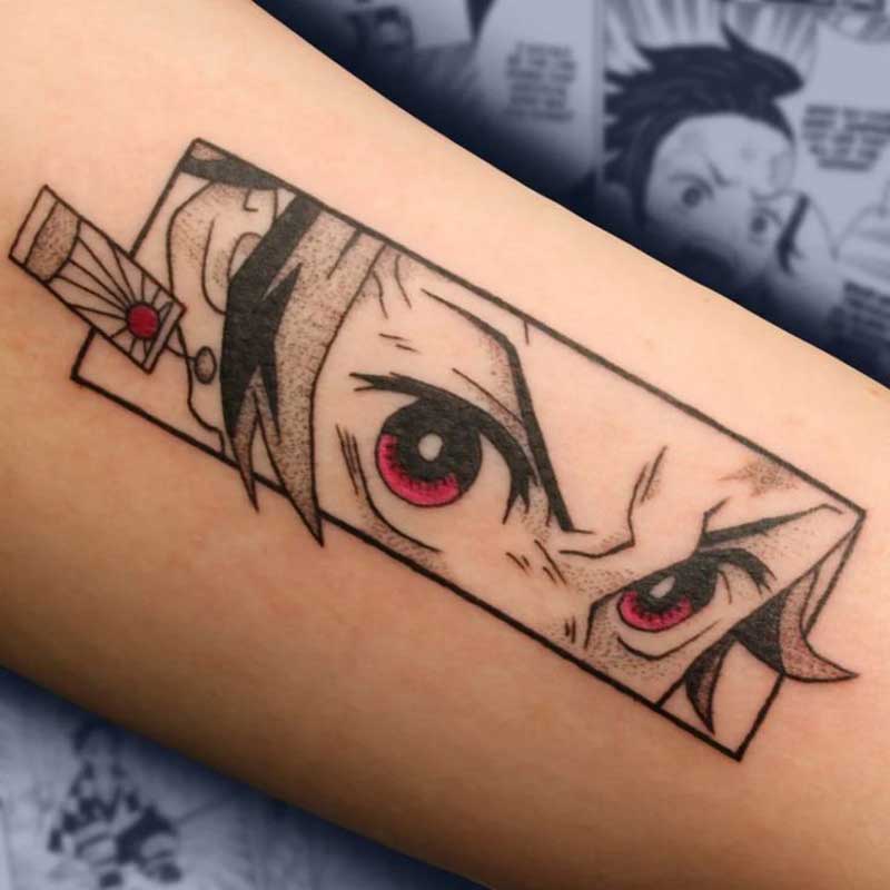 Demon Slayer Anime Tattoo ideas for men