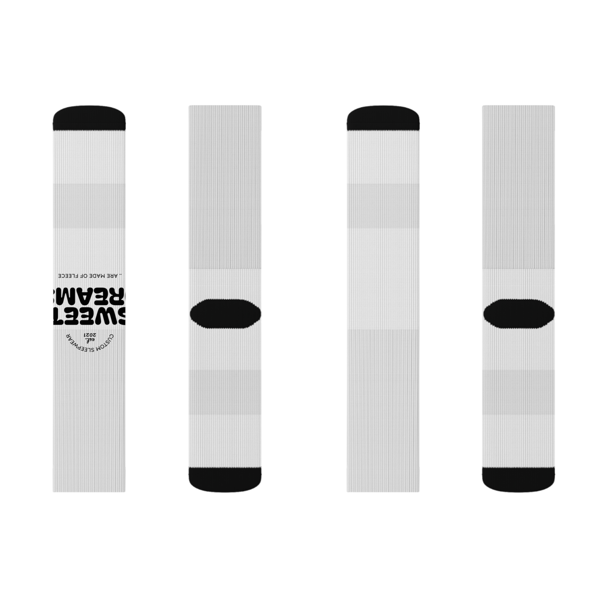 Customizable Sublimation Socks for Comfort Lovers, Cozy Socks, Unique Gift Idea, Holiday Socks, Fun Fashion Accessories - Image 6