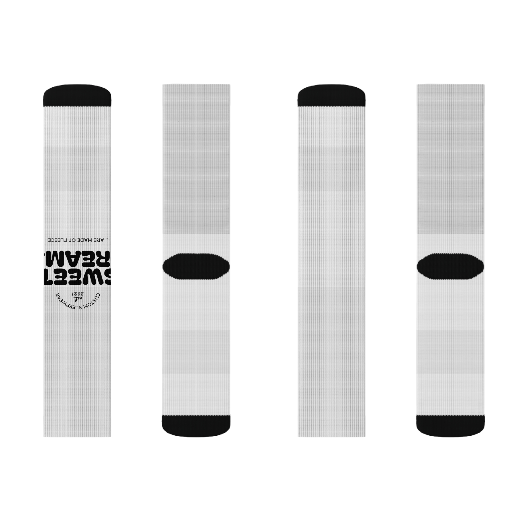 Customizable Sublimation Socks for Comfort Lovers, Cozy Socks, Unique Gift Idea, Holiday Socks, Fun Fashion Accessories - Image 2